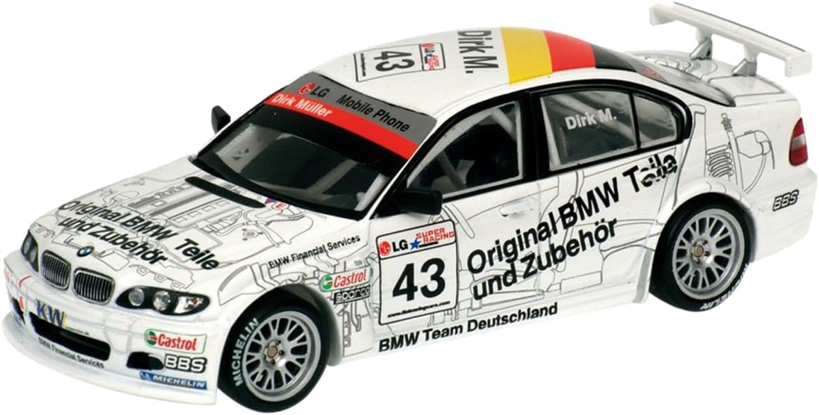 Minichamps 400032443 BMW 320i Dirk Mueller, team Schnitzer, Scale 1: 43