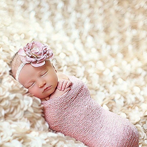 UPC 611745196066, 2013Newestseller Newborn Baby Photography Props Blanket 3D Rose Flowers Photo Backdrop Beanbag Background Rug(White)