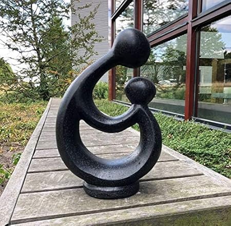 Terrazzo Gartenskulptur Gartenfigur Skulptur Gartendekoration Garten Figur Gartendeko Garten Deko Steinfigur Gemeinsam Mutter Vater Grossvater Grossmutter Und Kind Amazon De Garten