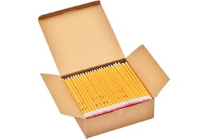 Madisi Wood-Cased #2 HB Pencils, Yellow, Pre-sharpened, Bulk Pack, 240 pencils