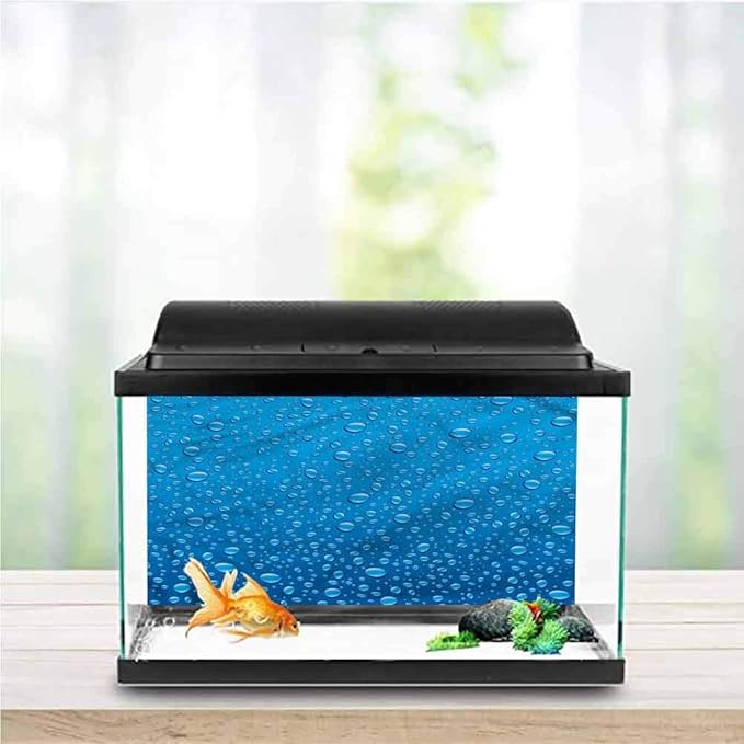 Stevenhome Rain Fish Tank Background Poster
