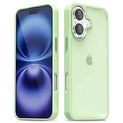 oakxco for iPhone 16 Case Clear Hard Shell, Slim