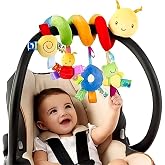 GZYFUVALW Car Seat &amp; Stroller Toy_Infant Toys Baby Sensory Interaction Cartoon Toys with Ringing Bells_Hanging or Wrapping Around The Infant Bed or Strollea