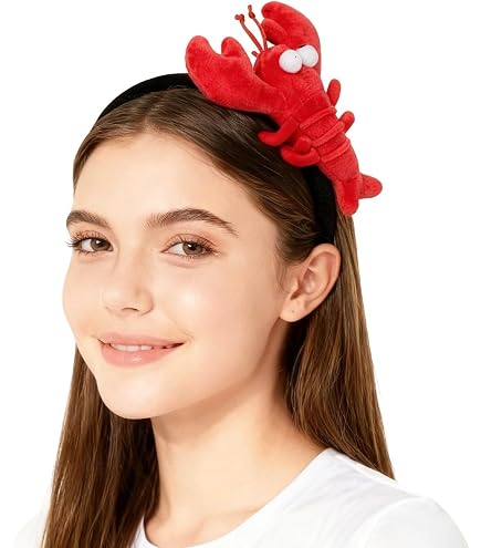 Amazon.com: XIYUAN Crab & Lobster Headwear - Red Party Headbands
