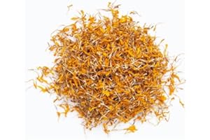 Marigold Flower Dried | Genda Phool | Whole Flower - 100 Gram