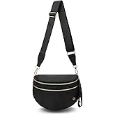 Jooniter Spacious Crossbody Bag Nylon Bum Bag for Women Fanny Packs Handbags with Adjustable Straps