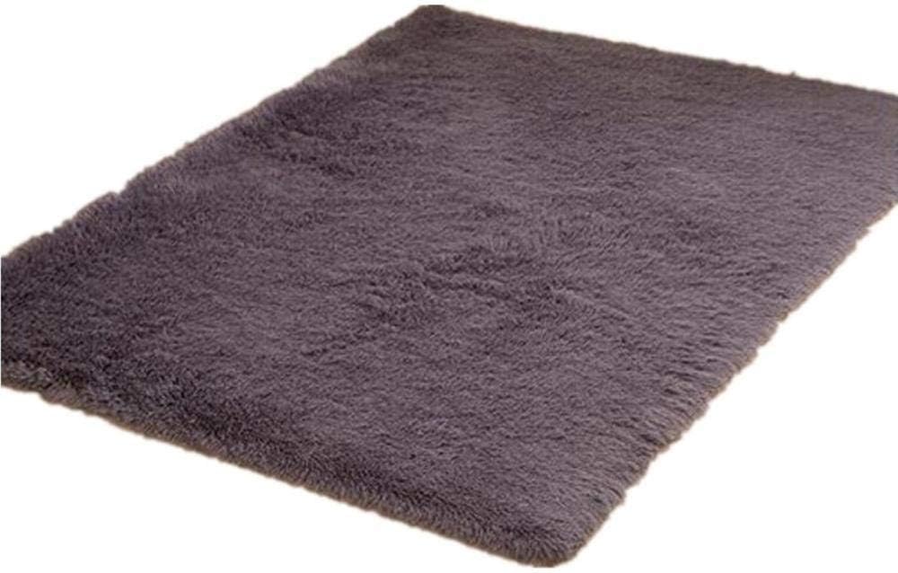 qingquyongpin Alfombra mullida, Pelusa Alta, Pelusa Larga, Color Liso