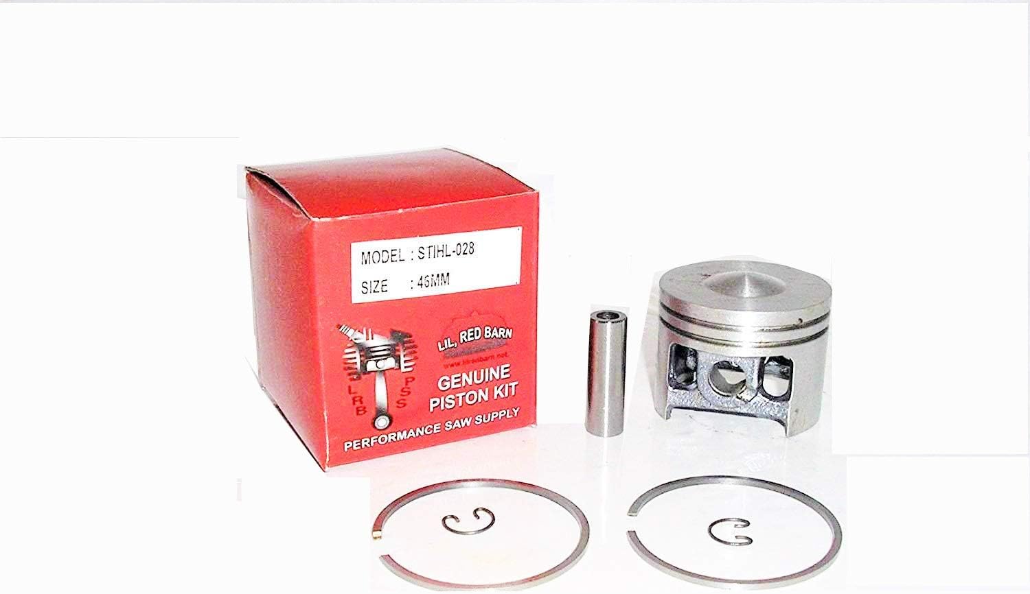 Amazon Com Lil Red Barn Stihl 028 028av 028wb 028 Super Piston Assembly 46mm 2 Day Standard Shipping To All 50 States Garden Outdoor