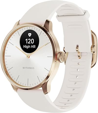 Withings ScanWatch Light Hybrid Smartwatch 24/7 Heart Monitoring Activity Sleep
