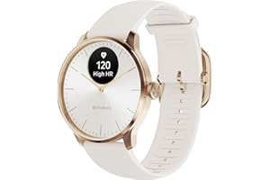 Withings ScanWatch Light - Hybrid Smart Watch, Heart Rate Monitoring, Fitness Tracker, Cycle Tracker, Sleep Monitoring