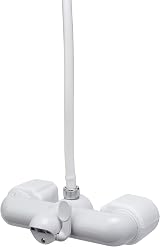 Croydex Shower Head and Hose Mixer Set with Riser Rail 1.5m White view 4