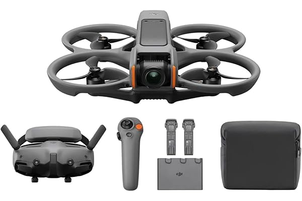 DJI Avata 2 Fly More Combo (3 Batteries), FPV Drones with Camera for Adults 4K, Immersive Experience, One-Push Acrobatics, Bu