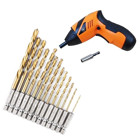 Generic 2016 Popular Store Newest Durable 13pcs/Set Hex Drill Bit Set Multi Bits Tool 1.5-6.5mm DIY