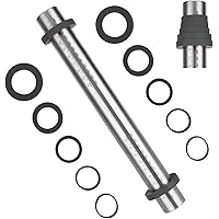 Adjustable Rolling Pin with Thickness Rings for Baking 13.8 inches -Non Stick Stainless Steel Dough Roller Pin with…