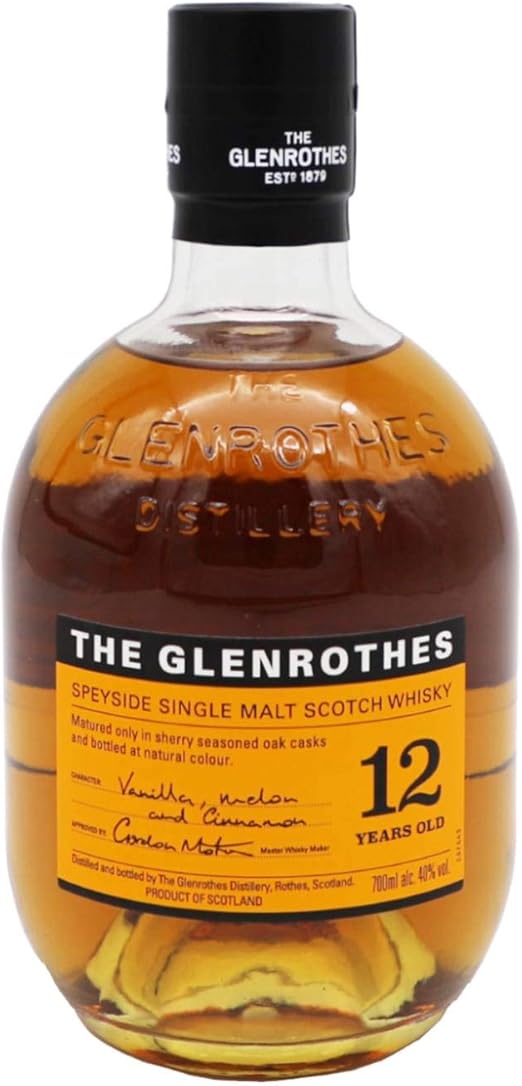 The Glenrothes 12YO Speyside Single Malt Scotch Whisky, 70 cl 70cl