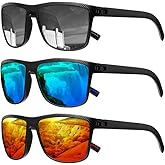 FEICE Polarized Sunglasses UV400 for Men and Women, Sports Sun Glasses for Cycling, Running, Fishing, UV Protection - Anti-Reflective, Durable Design