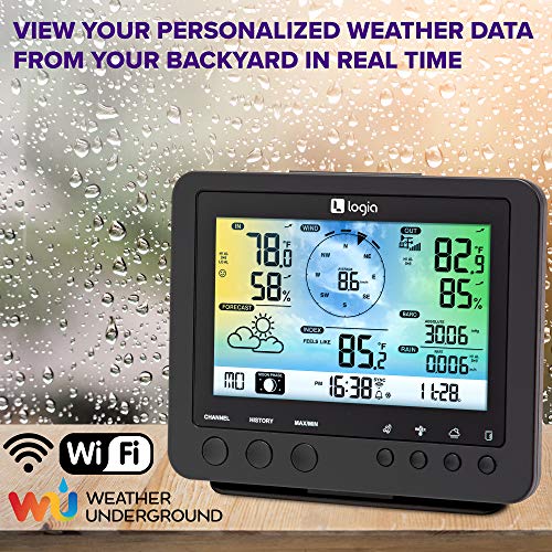 Logia 5in1 WiFi Weather Station Indoor/Outdoor Remote Monitoring