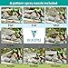 Expandable Garden Hose 50 ft by SV LifeStyle. The Best Expanding Heavy Duty Water Hose with Solid Brass Connector, 8-Pattern Spray Nozzle and Free Storage Bag