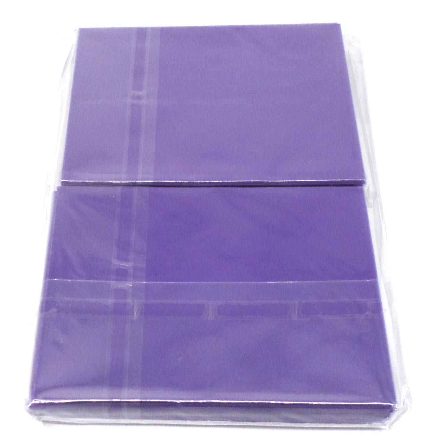 100 Docsmagic.de Double Mat Purple Card Sleeves Standard Size 66 x 91 - PKM MTG