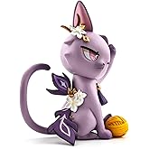 GOLEHS Genshin Impact Cat Figurine - 3.75" Cute Anime Collectible Figure, Diluc/Childe/Keqing, Gift for Fans and Cat Lovers,
