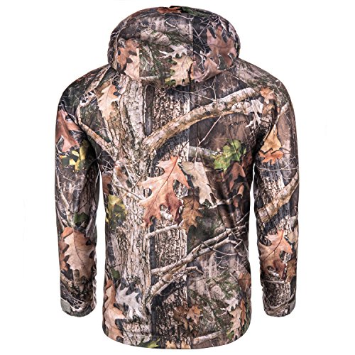 Koda Adventure Gear Kids True Timber Hardshell Camo Hunting Jacket, Kanati, M