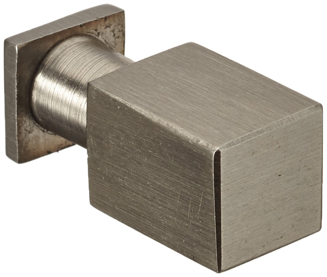 Schwinn 44409 button, furniture, 10 x 10 x 24 mm, brushed stainless steel