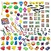 JOYIN 36 Pcs Prefilled Easter Eggs with Toys Inside, Easter Prefilled Plastic Eggs with 18 Kinds Popular Toys for Kids, Stuffed Eggs for Easter Egg Hunt, Easter Party Favors, Easter Egg Fillers
