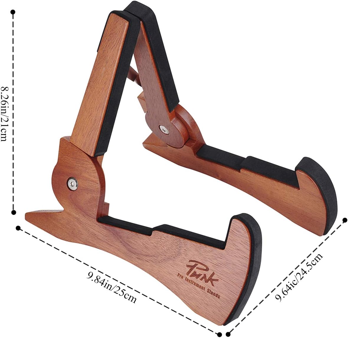 PUNK Guitar Stand,Holder,Mahogany String Instrument Bracket - Image 5