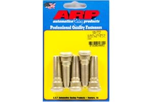 ARP Wheel Stud, 12 mm x 1.25 Thread, 1.750 in Long, 0.585 in Knurl, Chromoly, Cadmium, Subaru WRX/BRZ/Scion FR-S, Set of 5