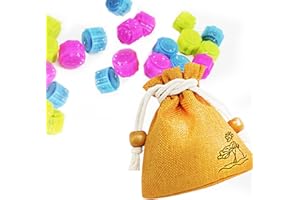 KOREAC_Gonggi Konggi Gong Gi Korean Jacks Jack Stone Game 15Pieces | Adult Kids | Brain Game a Lucky Bag