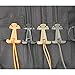 Sweetfun Tactical Gear Clip Molle Web Dominators for Outdoor Hydration Tube Backpack Straps Management 10 Pack Black