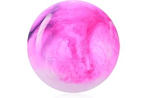 Grevosea 15 Inch Large Bouncy Ball Inflatable Balls Beach Ball Marbleized Bouncy Ball Colorful Cloud Bouncing Balls for Adults Pet Outdoor Summer Beach Party Supplies School Water Fun