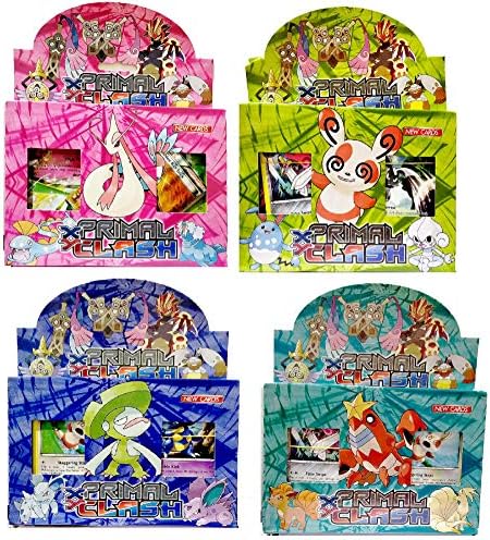 Vortex Toys Flashfire Cards XY Primal Clash Booster Box Evolutions (Multicolor)