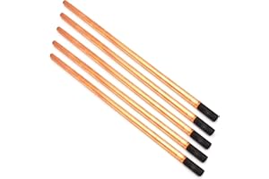 SUMGUYZYKN 5pcs/lot Welding Heating Rods Dia 10mm Spotter Spot Stud Welder Metal Graphite Heat Shrink Weld Rod Electrode Carb