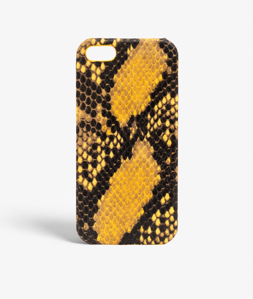 The Case Factory "Python Real Leather Case for iPhone SE/5/5S - Yellow