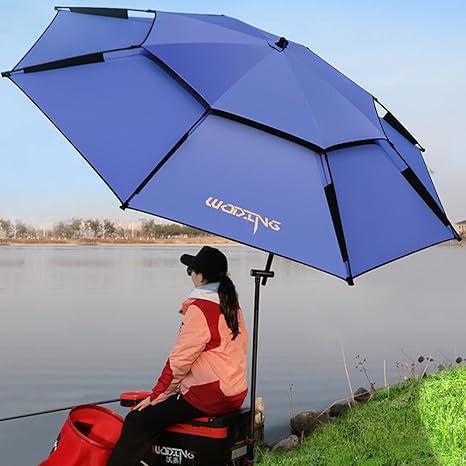 Amazon Co Jp Mang 折り畳み式 パラソル 釣り傘 チルト機能付 角度調節 フィッシングパラソル Uvカット 保護upf50 防水 360度回転 釣り用傘 収納バッグ付き スポーツ アウトドア