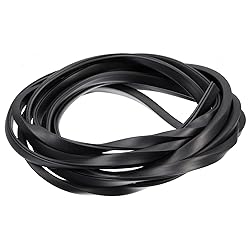 uxcell U Channel Edge Trim, 11.5ft Length Rubber