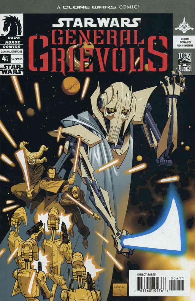 Amazon Com Star Wars General Grievous 4 Fn Dark Horse Comic Book Entertainment Collectibles