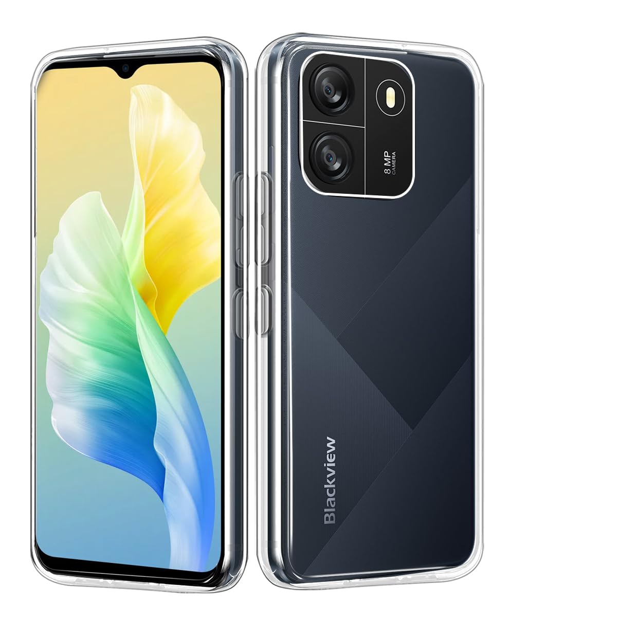 HuiYouMY Case Compatible with Oscal Flat 1C Cover for Oscal Flat 1C, Slim Fit Soft TPU Shockproof Anti-Scratch Phone Case Cover