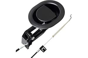 Komokeru Heavy-Duty Metal Recliner Handle Replacement with Cable, Universal Recliner Replacement Parts, Sofa Chair Recliner Release Pull Handle Fits Lazy Boy, Ashley, Exposed Cable Length 4.9"