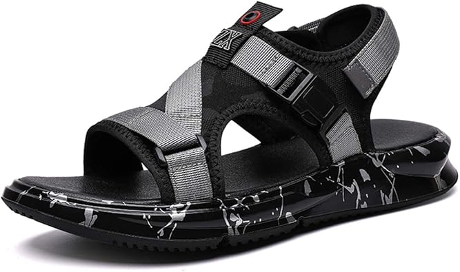 Amazon One Max サンダル メンズ 通気 軽量 アウトドア 夏用 ビーチサンダル 水陸両用 登山サンダル コンフォート 紳士用 スポーツサンダル One Max スポーツサンダル