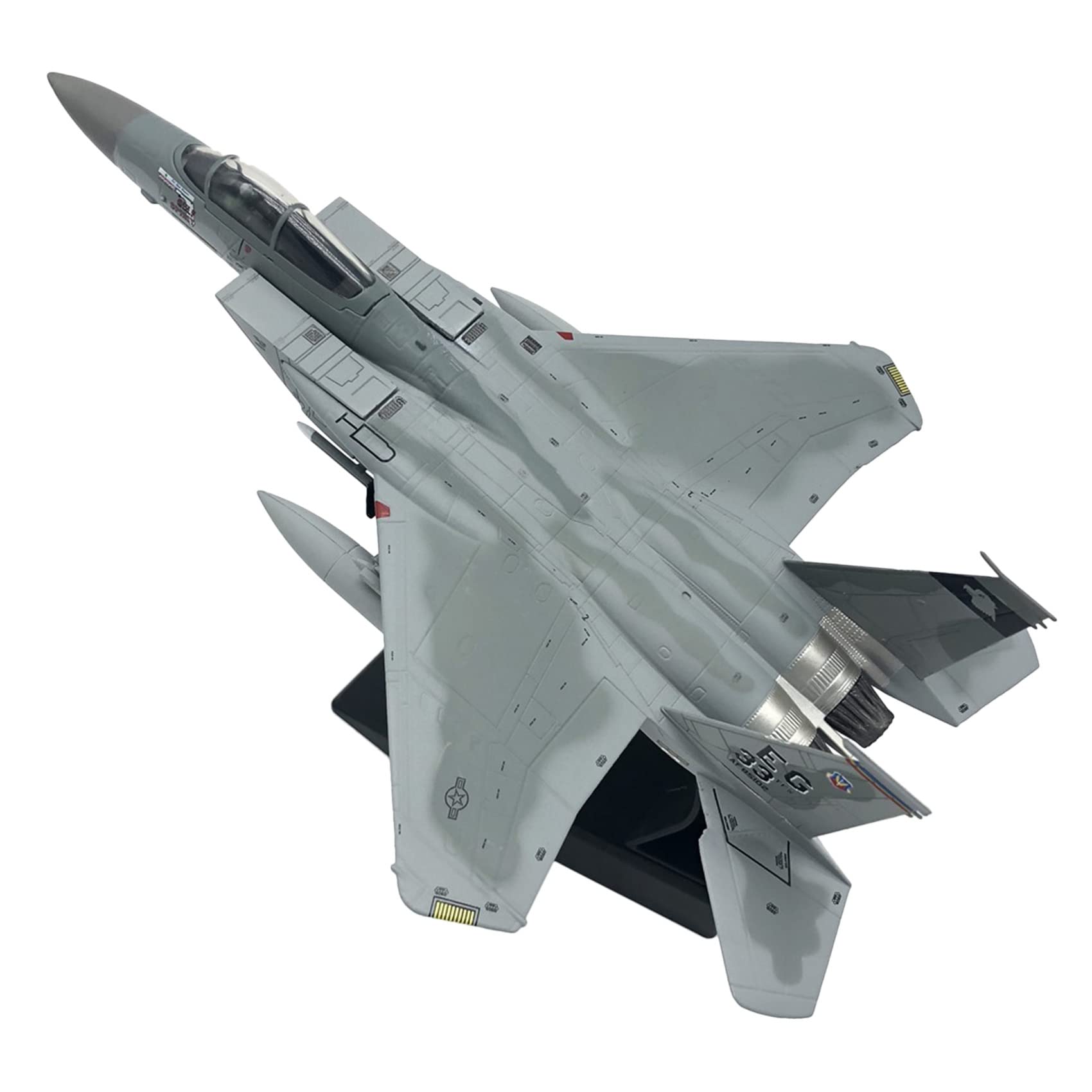 Yuemsh 1/100 Scale Diecast Airplanes F15 Eagle American Navy Airplanes Model for Collection Gift Room Decor