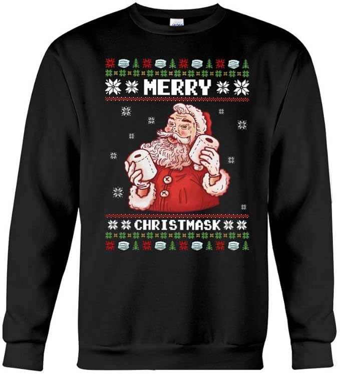 Merry Christmas Merry Christmask Unisex Sweaters Casual Long Sleeve