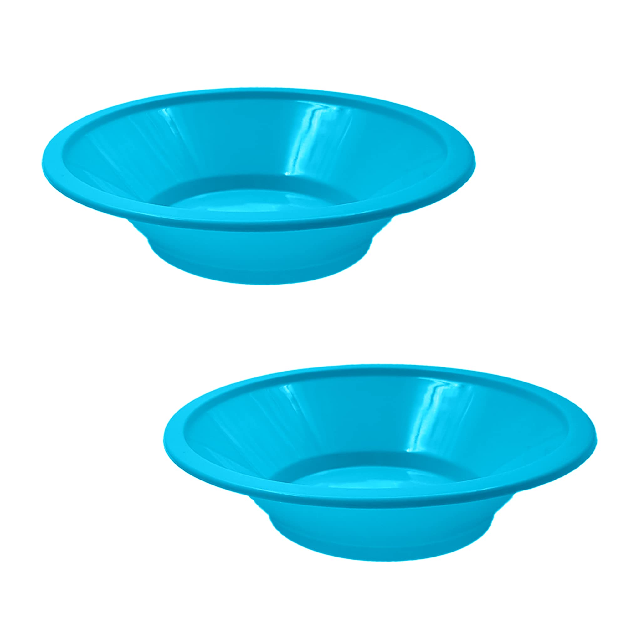 schone Picnic Bowls – Pack of 2 - Bright Colour - Lightweight - Indoor and Outdoor Use – Subtle Addition to Any Summer Collection (Turquoise)