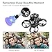 Furibee Mini Drone with Camera Live Video, H801 720P WiFi FPV Drone RC Quadcopter Drone RTF for Beginners, Kids, Altitude Hold, One Key Return, Headless Mode, Easy to Fly