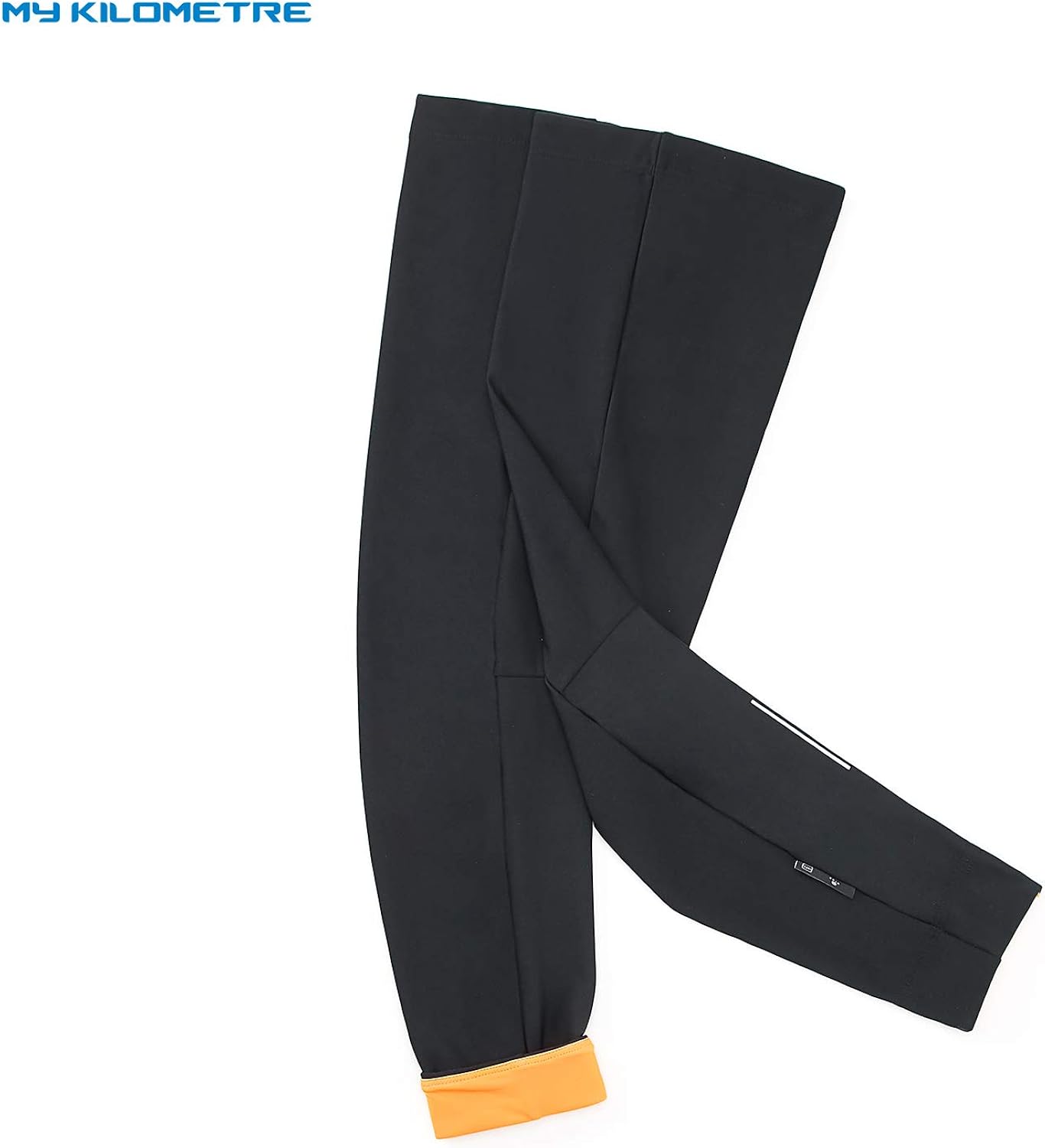 MY KILOMETRE Cycling Leg Warmers Bike Thermal Fleeced Long Leg Sleeves for Men Women Legwarmer: Clothing