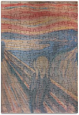 Jigsaw Puzzle The Scream Picture Print -120 Piece Jigsaw Puzzle A4 Size