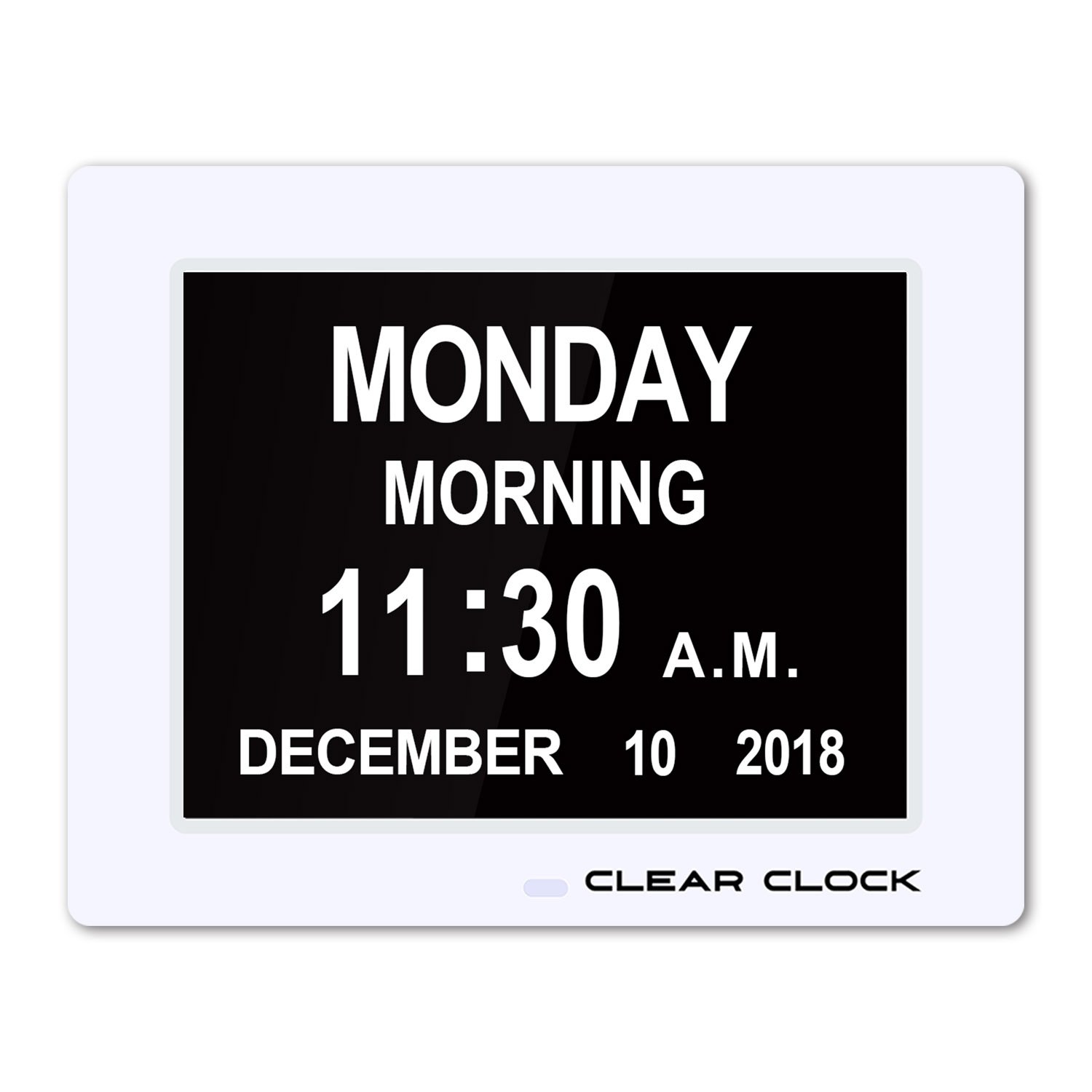 Clear Clock Newest Version Extra Large Digital Memory Loss Calendar Clear Clock Newest Version Extra Large Digital Memory Loss Calendar