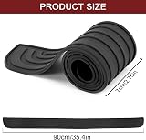 Esteopt Car Rear Bumper Protector 36 in Universal Anti-Scratch Rubber Guard view 2
