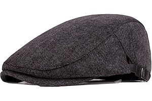 Fasbys Newsboy Cap Mens Classic Ivy Cabbie Hunting Flat Hats Vintage Peak Golf Driving Cap